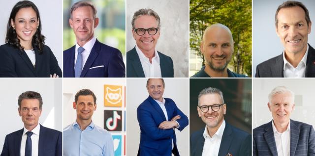Porträts der Teilnehmer an den Podiumsdiskussionen