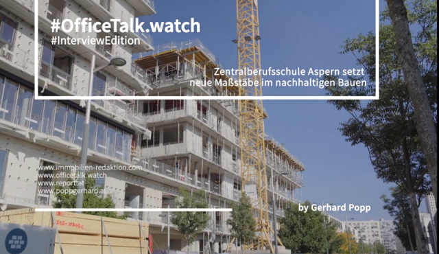 Österreichs größtes Berufsschulgebäude wird mit CO2-reduzierten Beton errichtet 