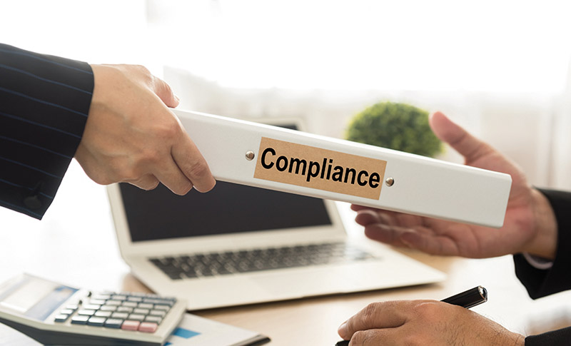 personnel send files manual compliance to manager in offices.