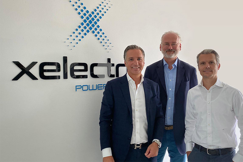 Dominik Hartl, Christoph Trentini und Alexander Hartl freuen sich über die neuen Miteigentümer der xelectrix Power GmbH. Fotos: xelectrix Power