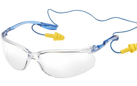Schutzbrille für Augen und Ohren im Unisex-Design