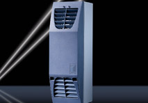 Der Rittal Thermoelectric Cooler übernimmt Heizen und Kühlen in einem.