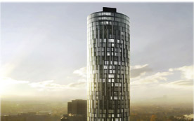 In Bukarest baut Raiffeisen evolution mit dem SkyTower das höchste Gebäude der Stadt.